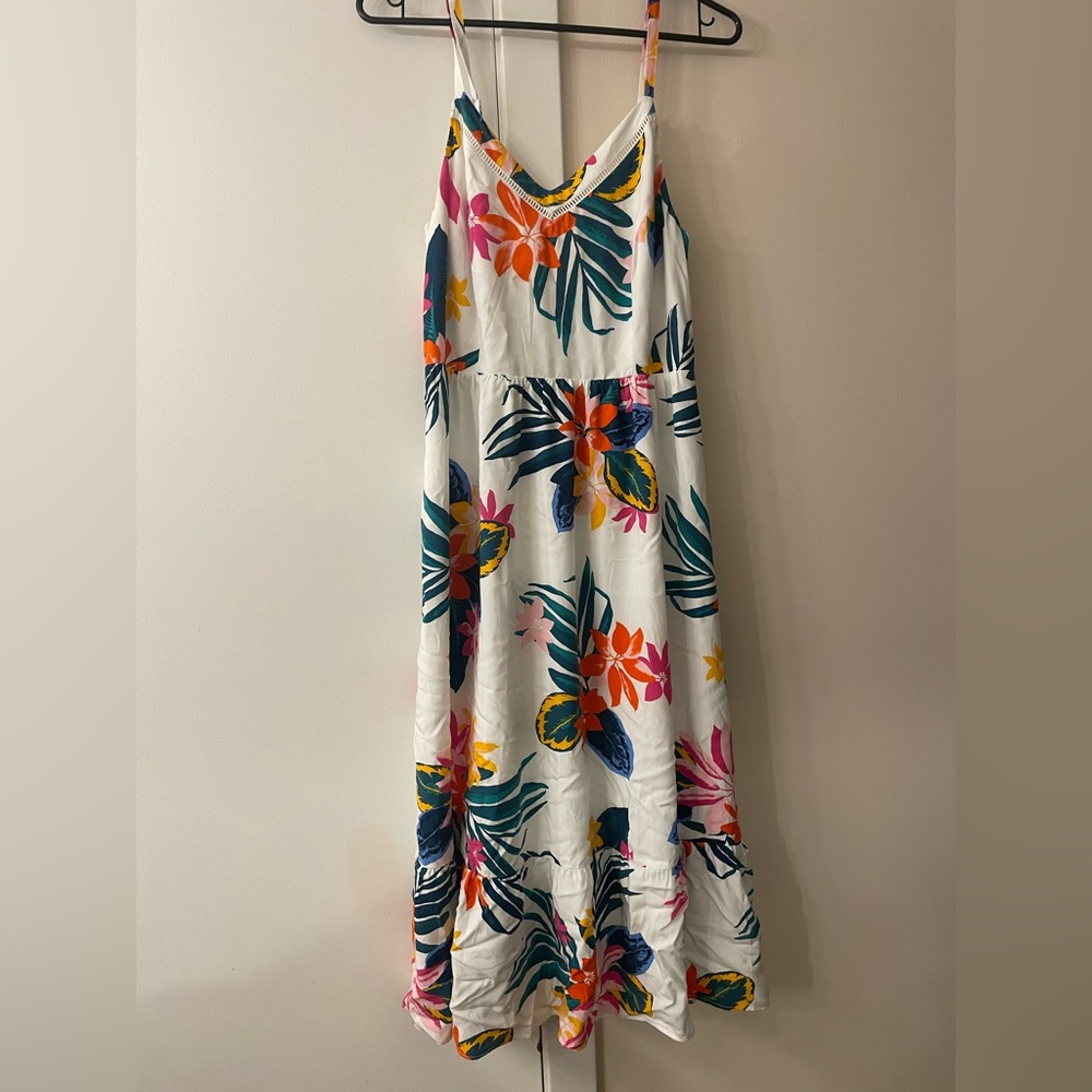 Ole Navy tropical print sundress, size medium